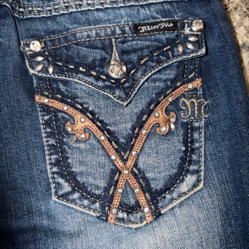 Miss Me Dark Blue Boot Cut Jeans